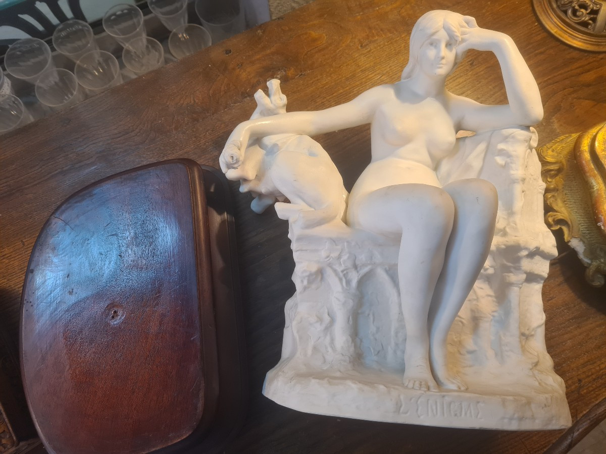 Biscuit Sculpture By Alphonse Moncel And Sevres Factory 1920-photo-6