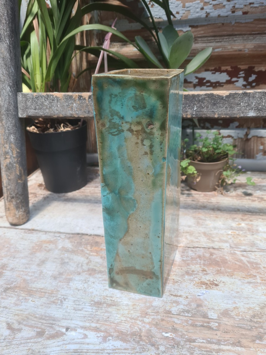 Glazed Stoneware Vase 1900 By émile Muller-photo-4