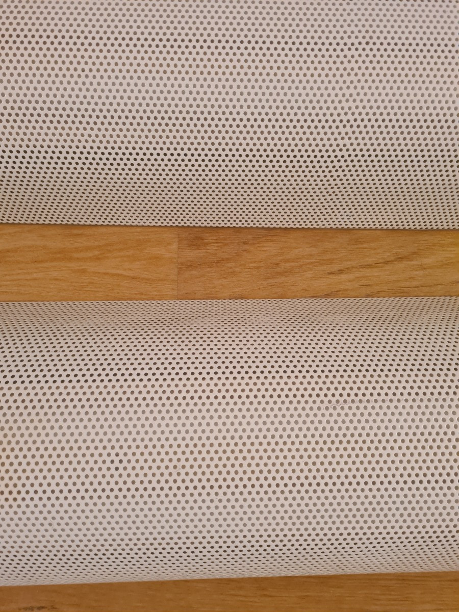 3 Large 1960s Perforated Metal Wall Lights-photo-1