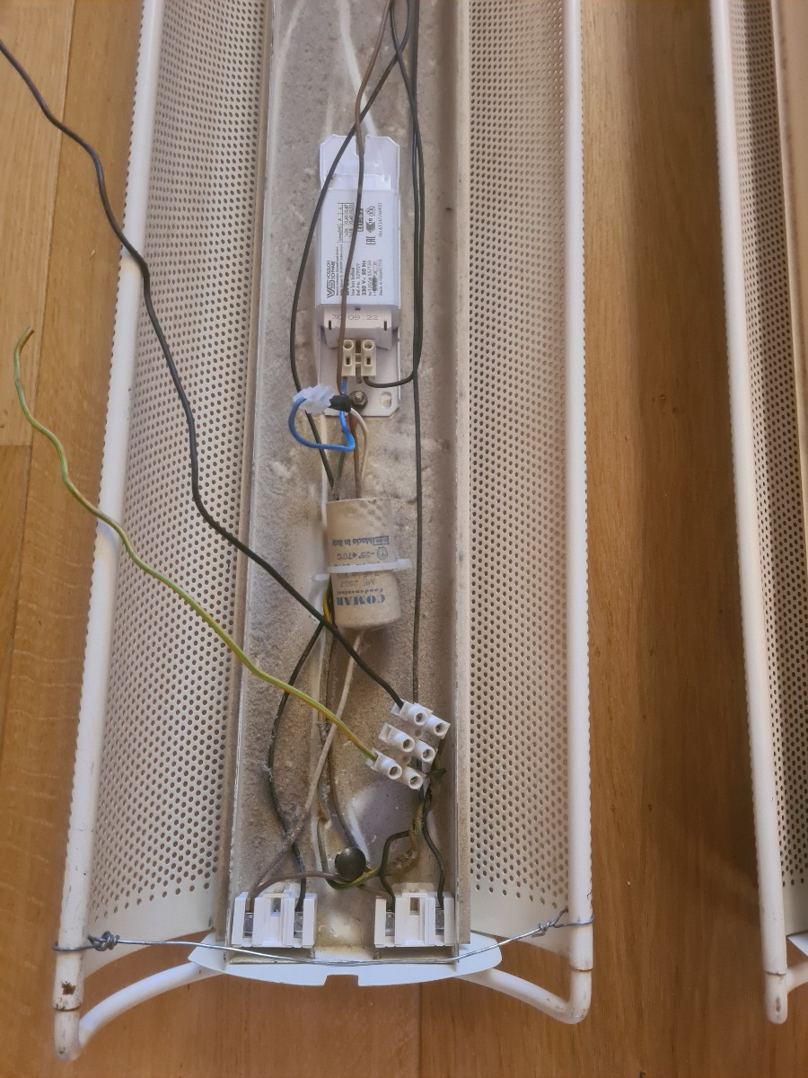 3 Large 1960s Perforated Metal Wall Lights-photo-3