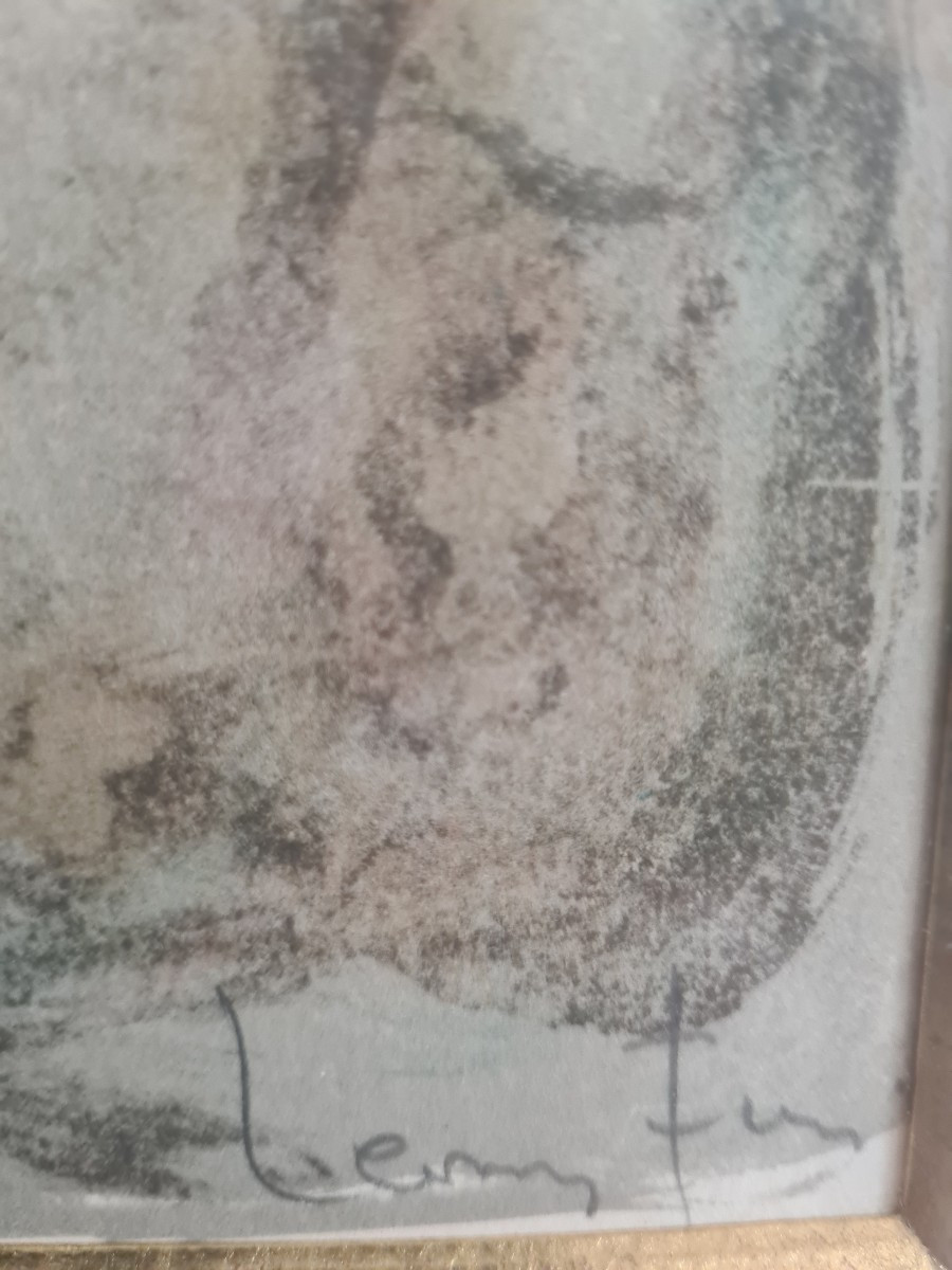 2 Ea Lithographs By Leonor Fini, Framed-photo-3