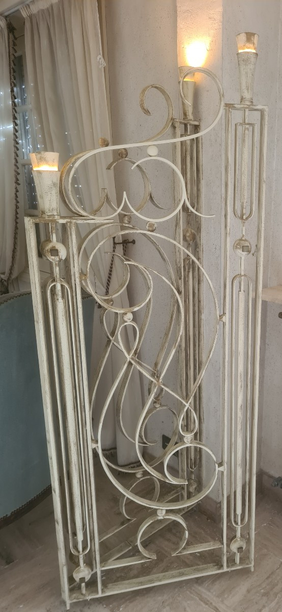 Grilles de salon Années 1950 ouvrant à 2 portes-photo-3