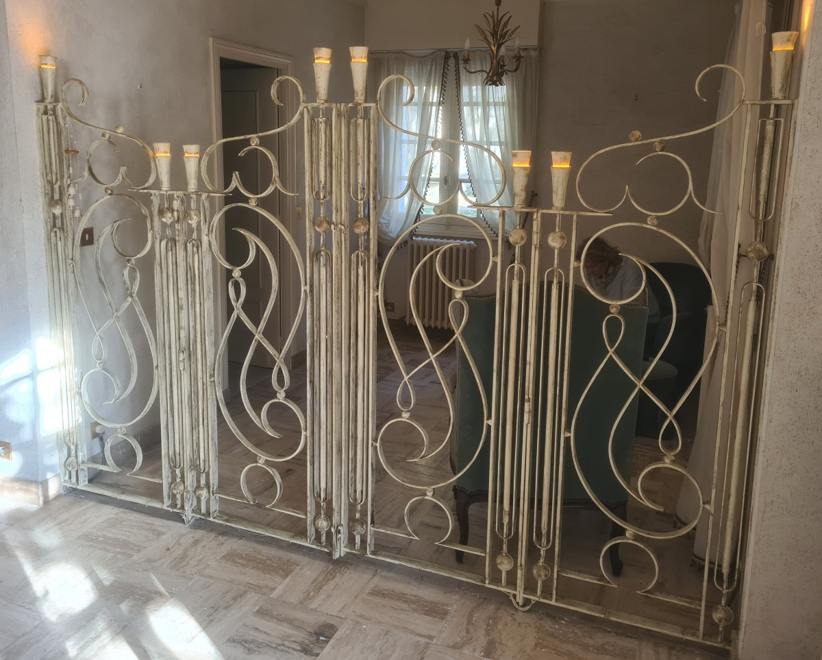 Grilles de salon Années 1950 ouvrant à 2 portes