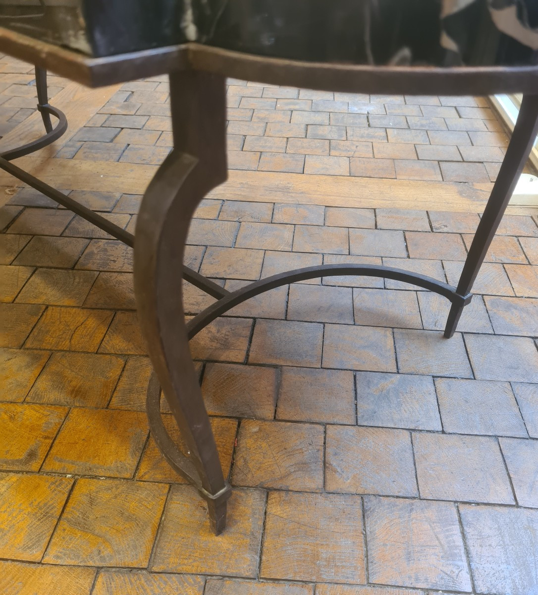 Rectangular Coffee Table 1940 Marble Portor-photo-1