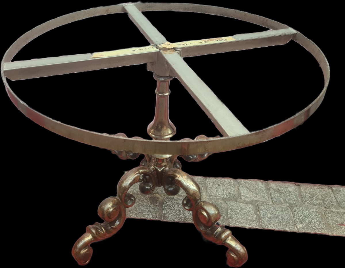 Roche Bobois Round Table With Marble Top, 1980s-photo-2