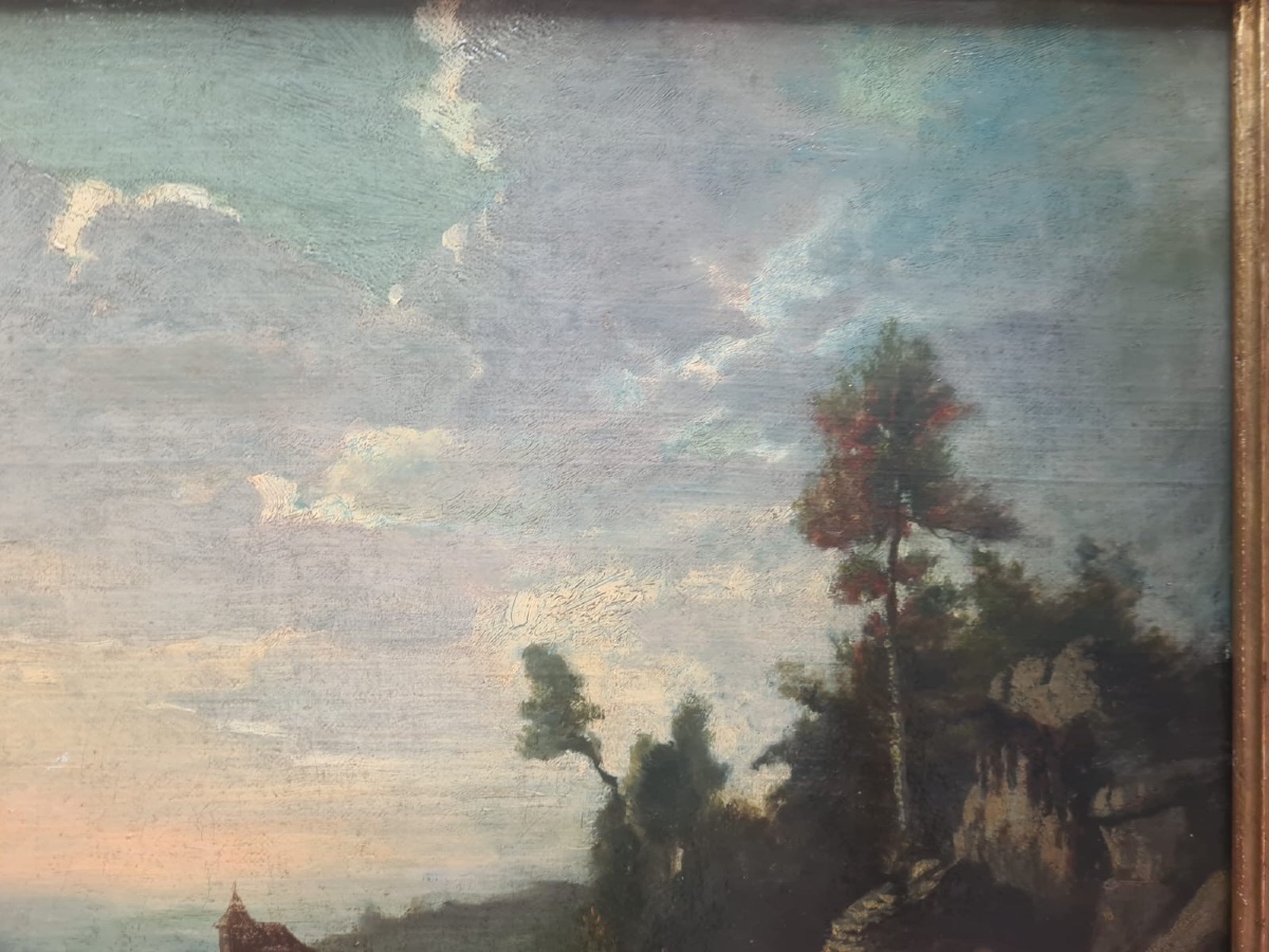 Oil On Canvas, 18th-century Landscape -photo-2