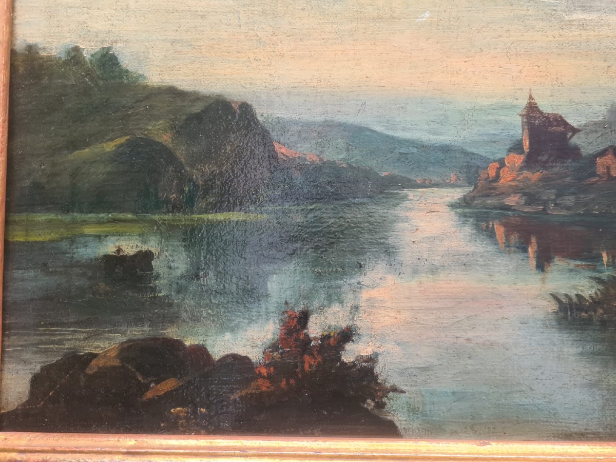 Oil On Canvas, 18th-century Landscape -photo-4