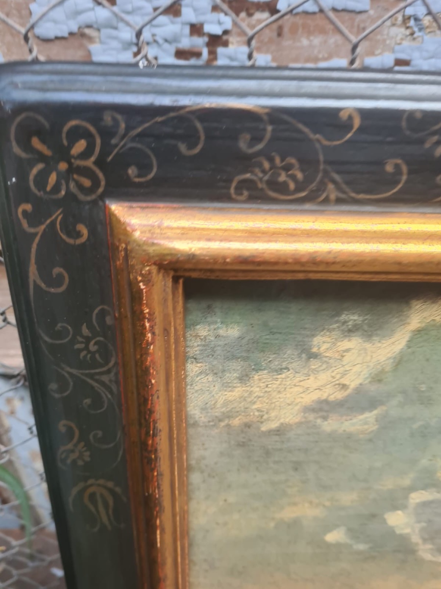 Oil On Canvas, 18th-century Landscape -photo-1