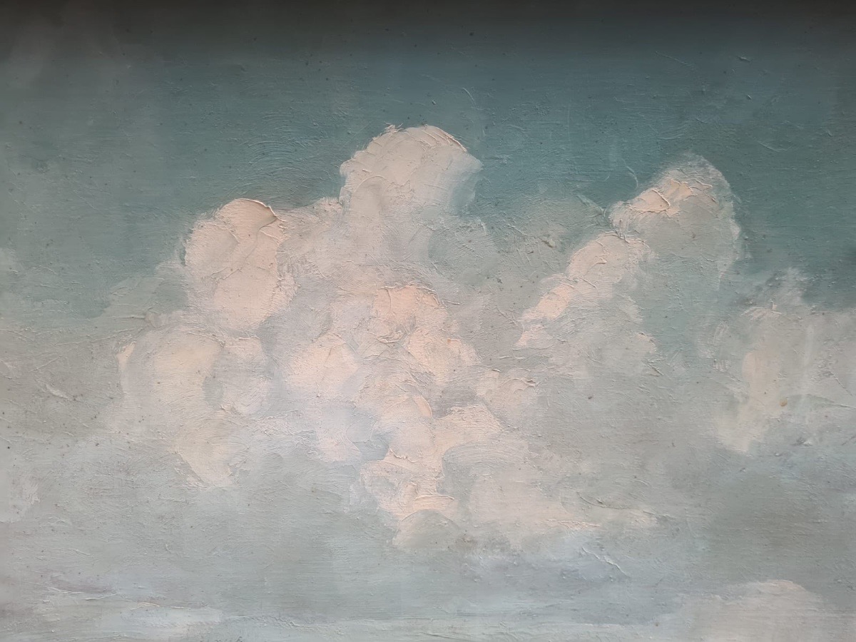 Huile sur toile fin XIX eme bords de mer signé l. Warner-photo-4