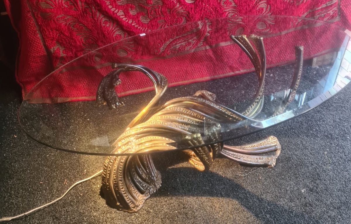 Bronze Sculpture By Richard Faure: "organic Table"-photo-2