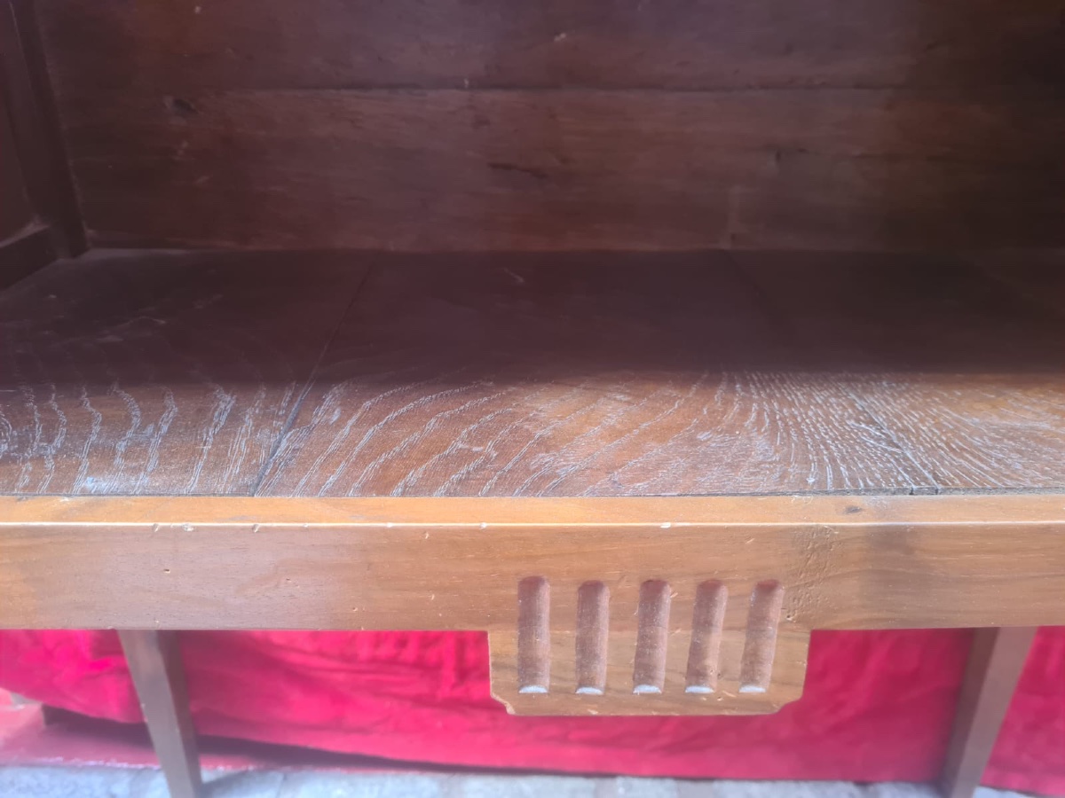 Small 19th-century Console Table Made Of Solid Walnut-photo-2
