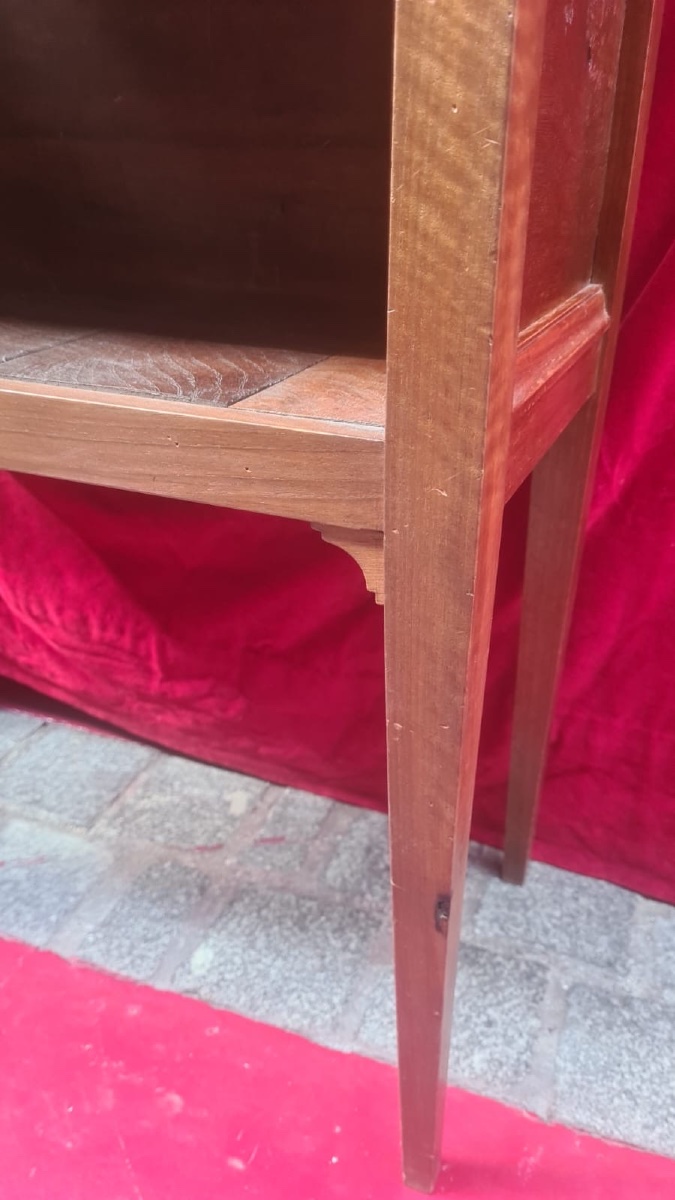 Small 19th-century Console Table Made Of Solid Walnut-photo-3