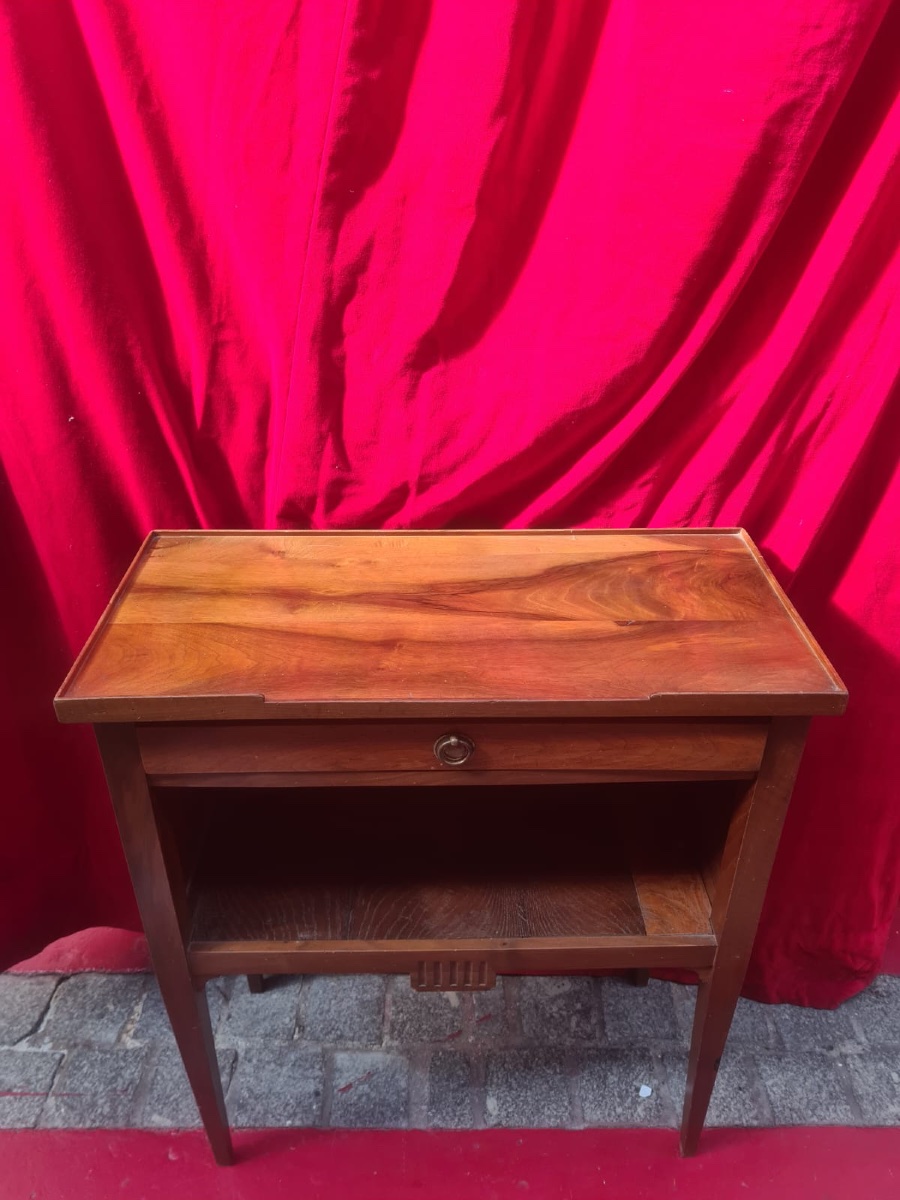 Small 19th-century Console Table Made Of Solid Walnut