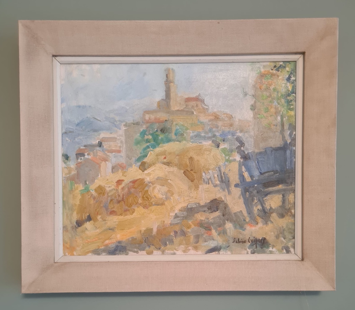Hst village de Provence Fuveau de Sabine Cuipers XX eme
