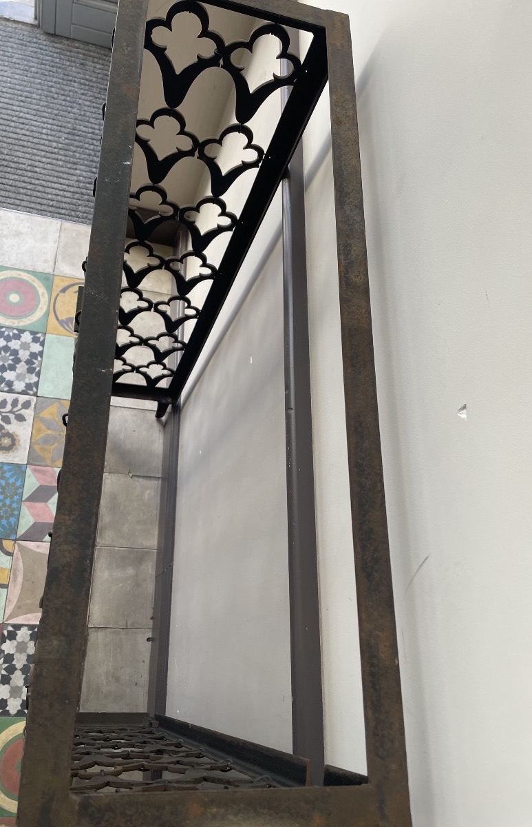Pair Of Art Deco Iron Radiator Covers-photo-4