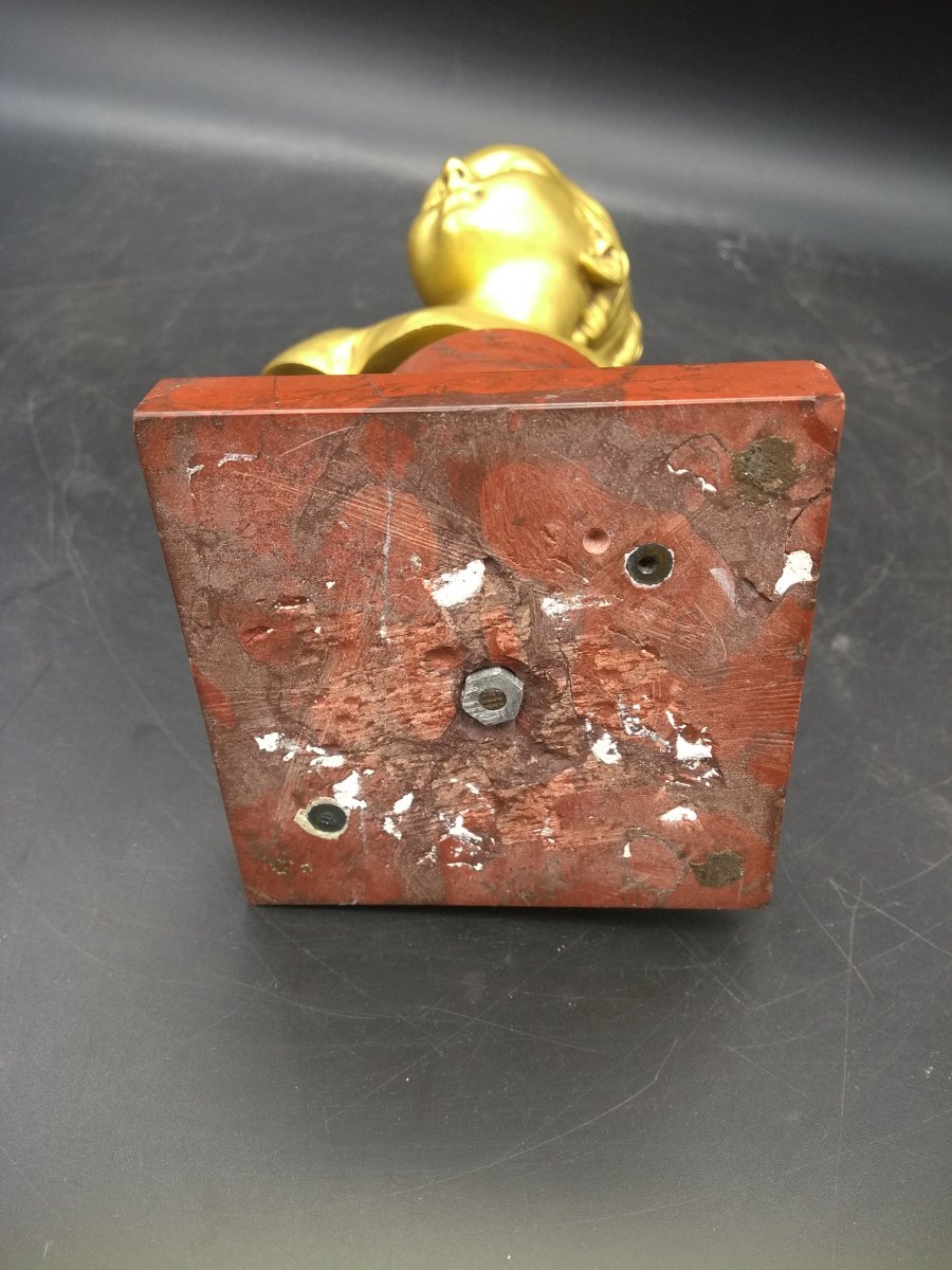 Bust Of Louise Brongniart Gilt Bronze-photo-1