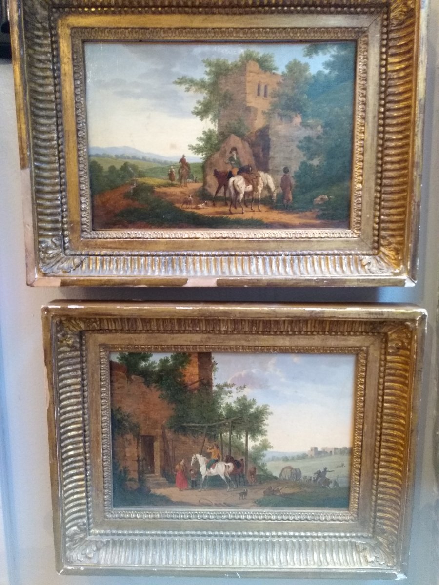 2 Tableaux Attribués A Swebach dit Fontaine