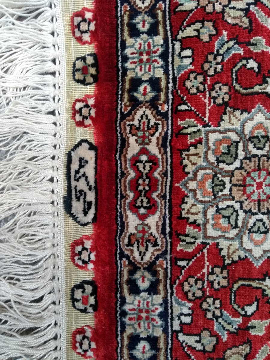 Turkish Hereke Silk Rug-photo-4