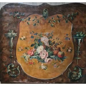 Decorative Painting Flowers In The XVIII Eme Taste