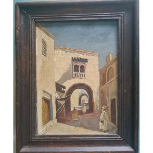 Huile Orientaliste sur panneau de Charles MELIKOFF 1933