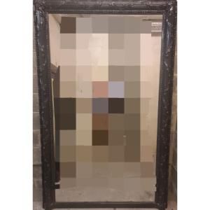 Large Black Mirror N3, Late 19th Century