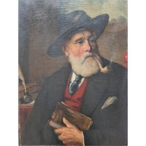 Portrait Of An Old Man 1924 By F.damien