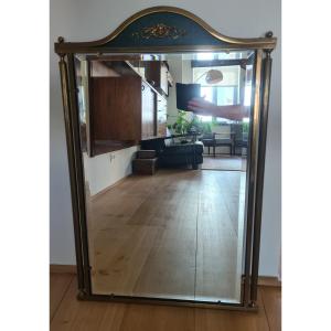 Neo-classical Brass Mirror 1940's