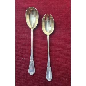Salad Server Sterling Silver Louis XV Style