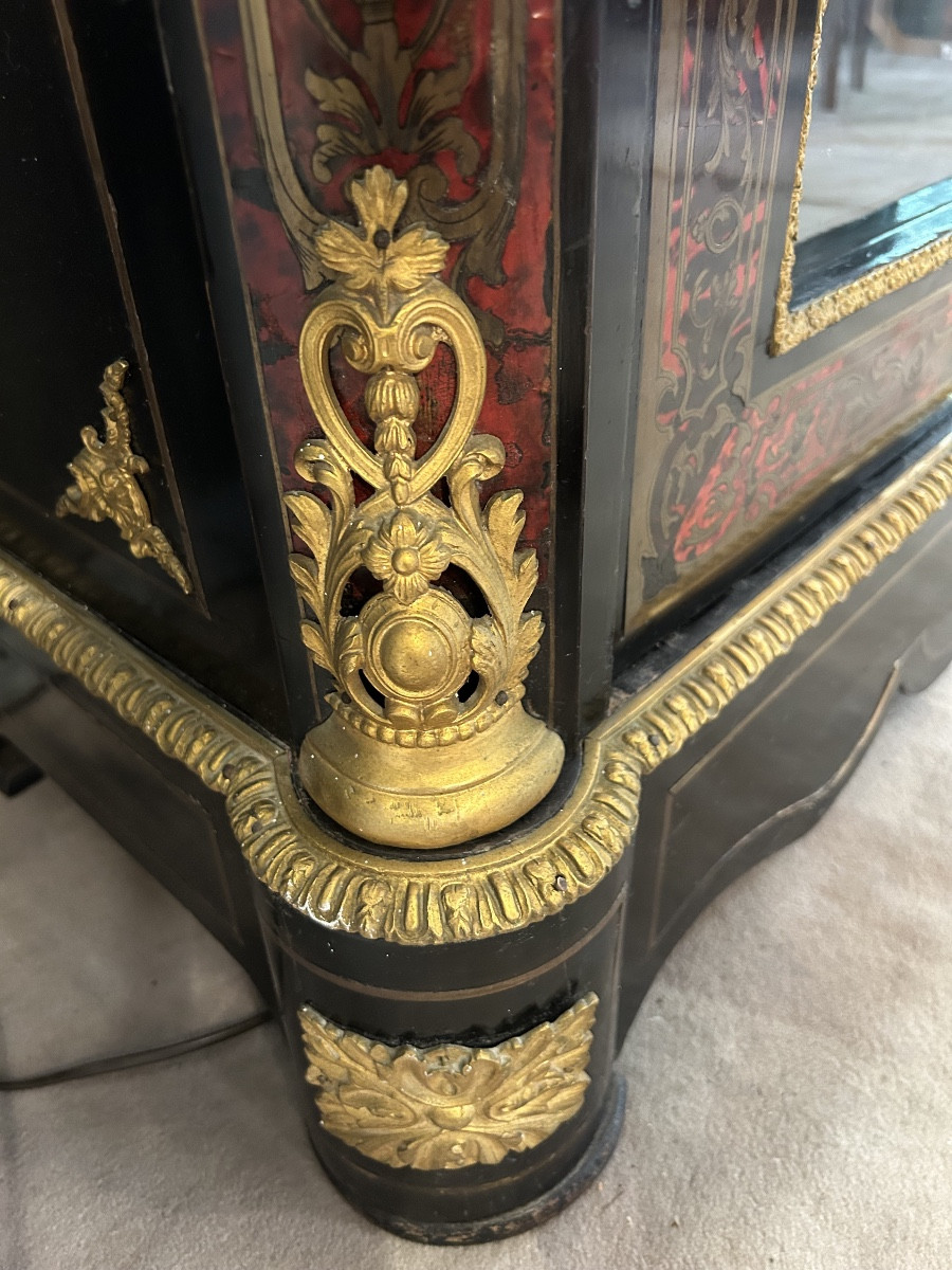 Paire de vitrines Boulle-photo-4