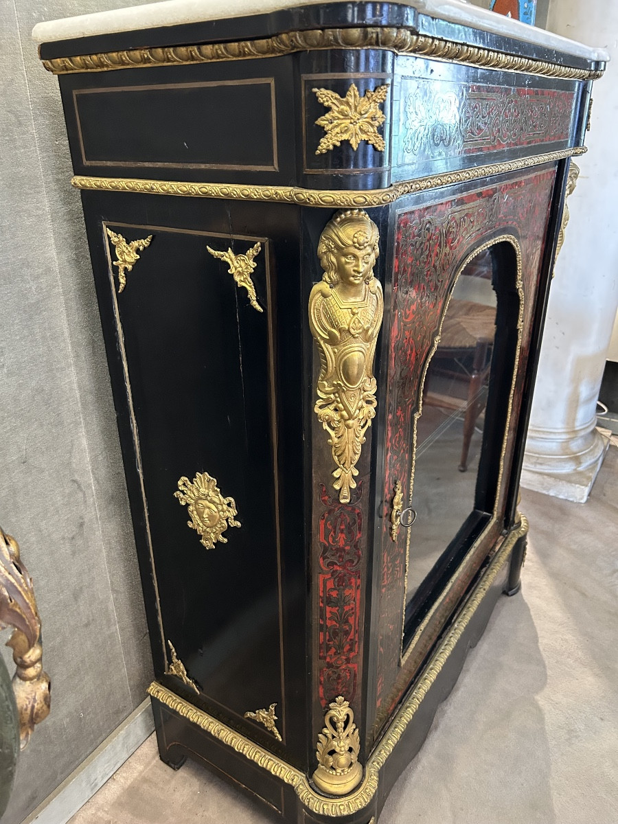 Paire de vitrines Boulle-photo-1