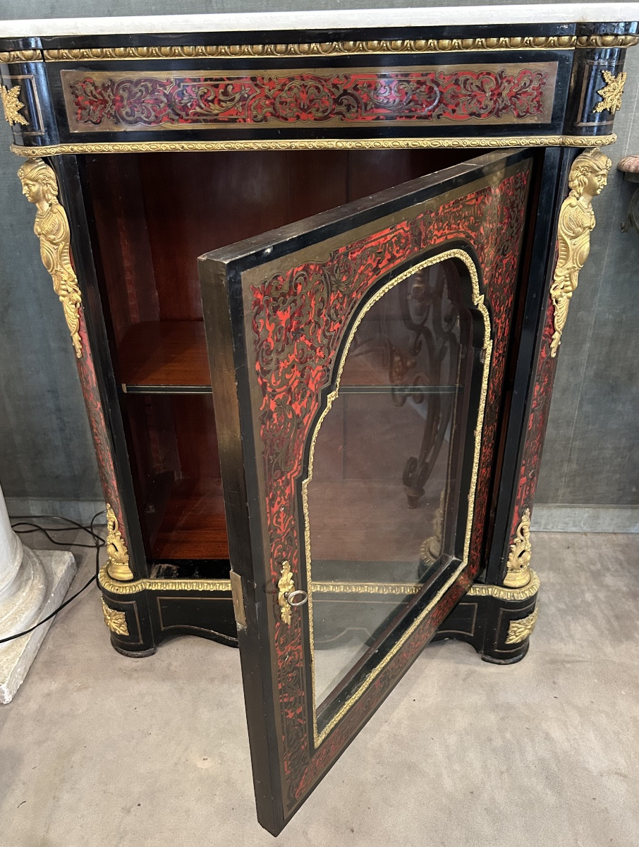 Paire de vitrines Boulle-photo-3