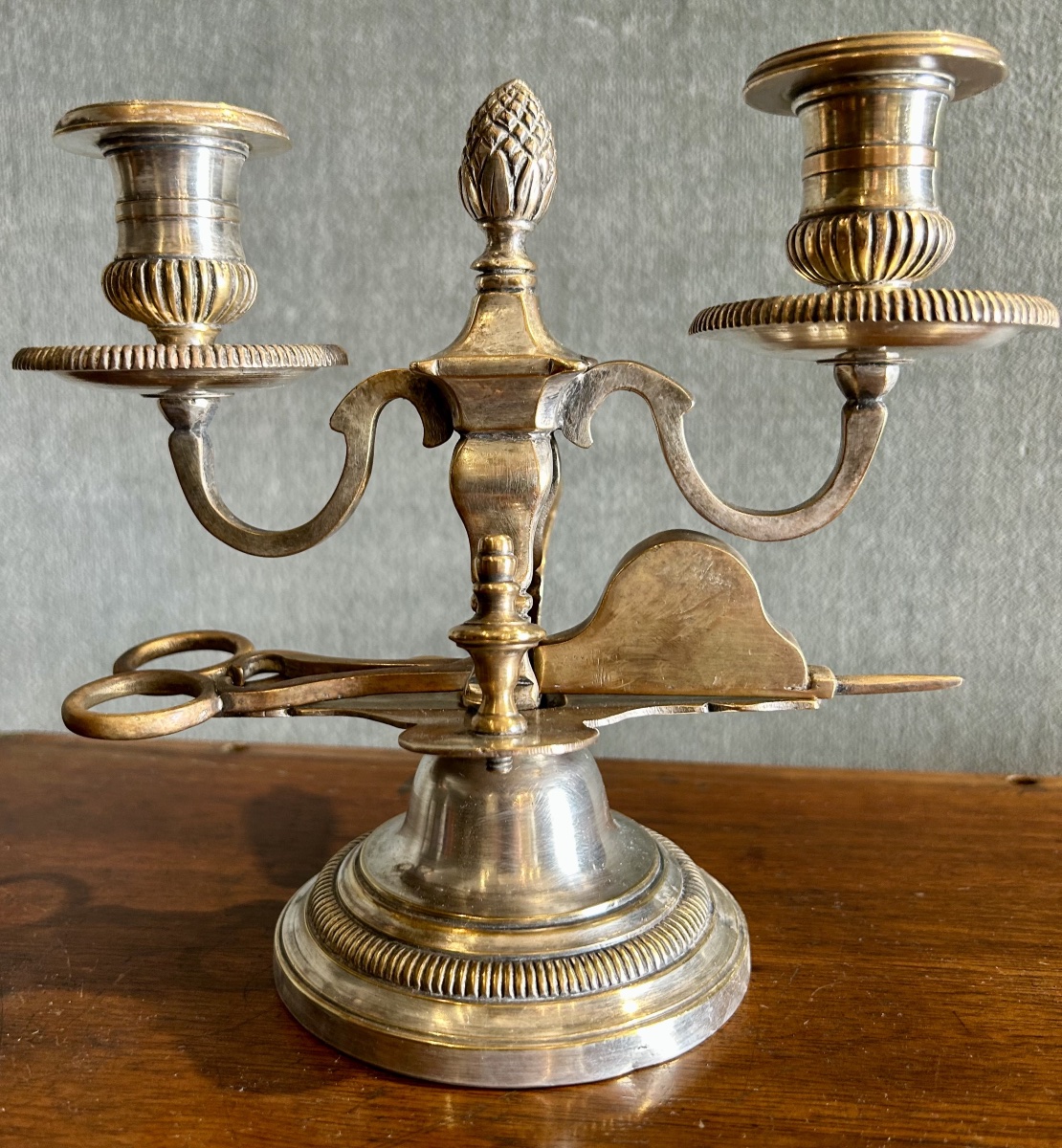mouchette metal argente