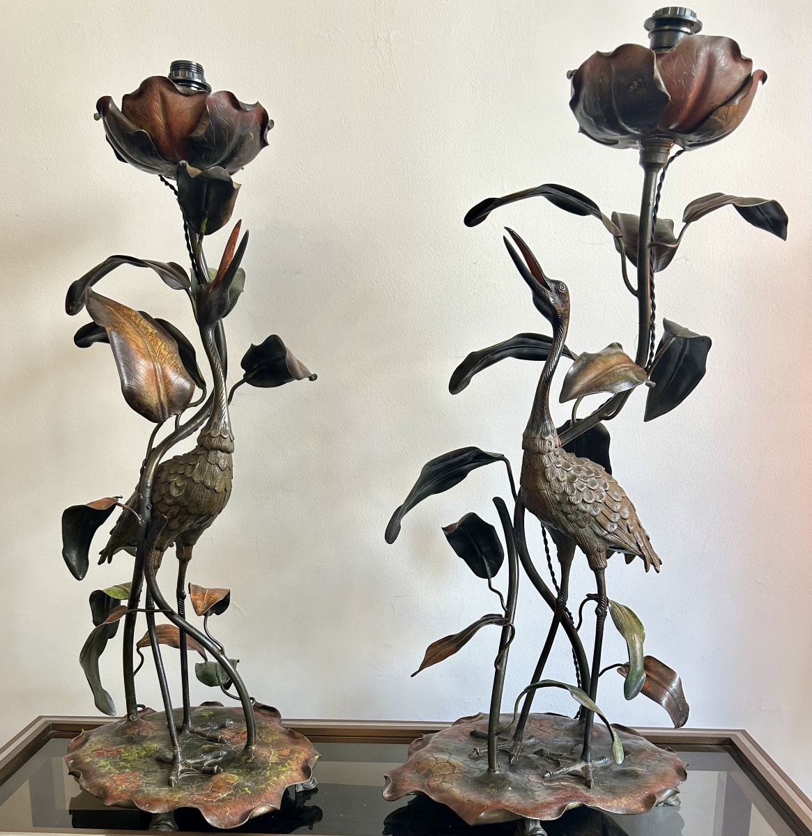 paire de lampadaires