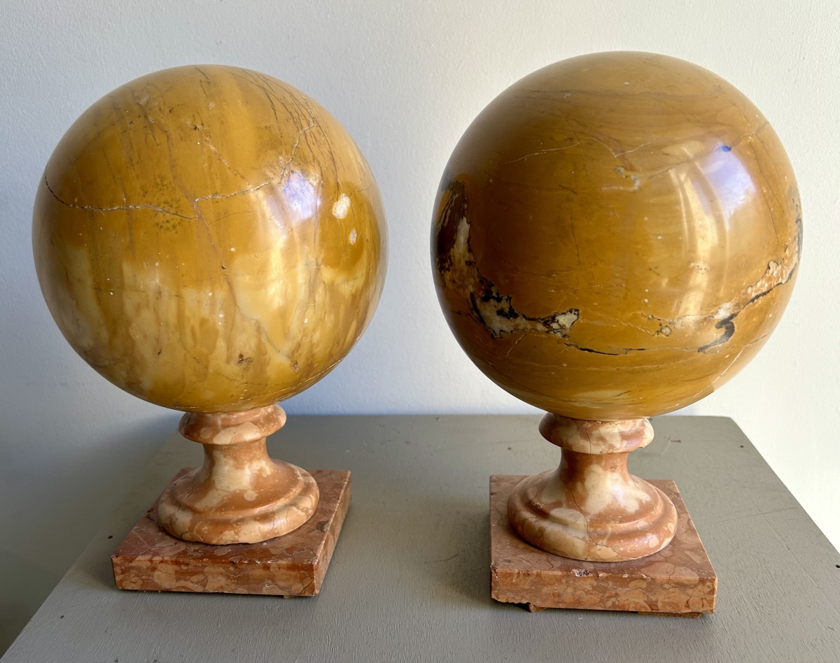 Pair Of Marble Balls-photo-2