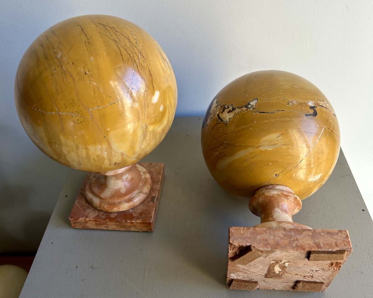 Pair Of Marble Balls-photo-3
