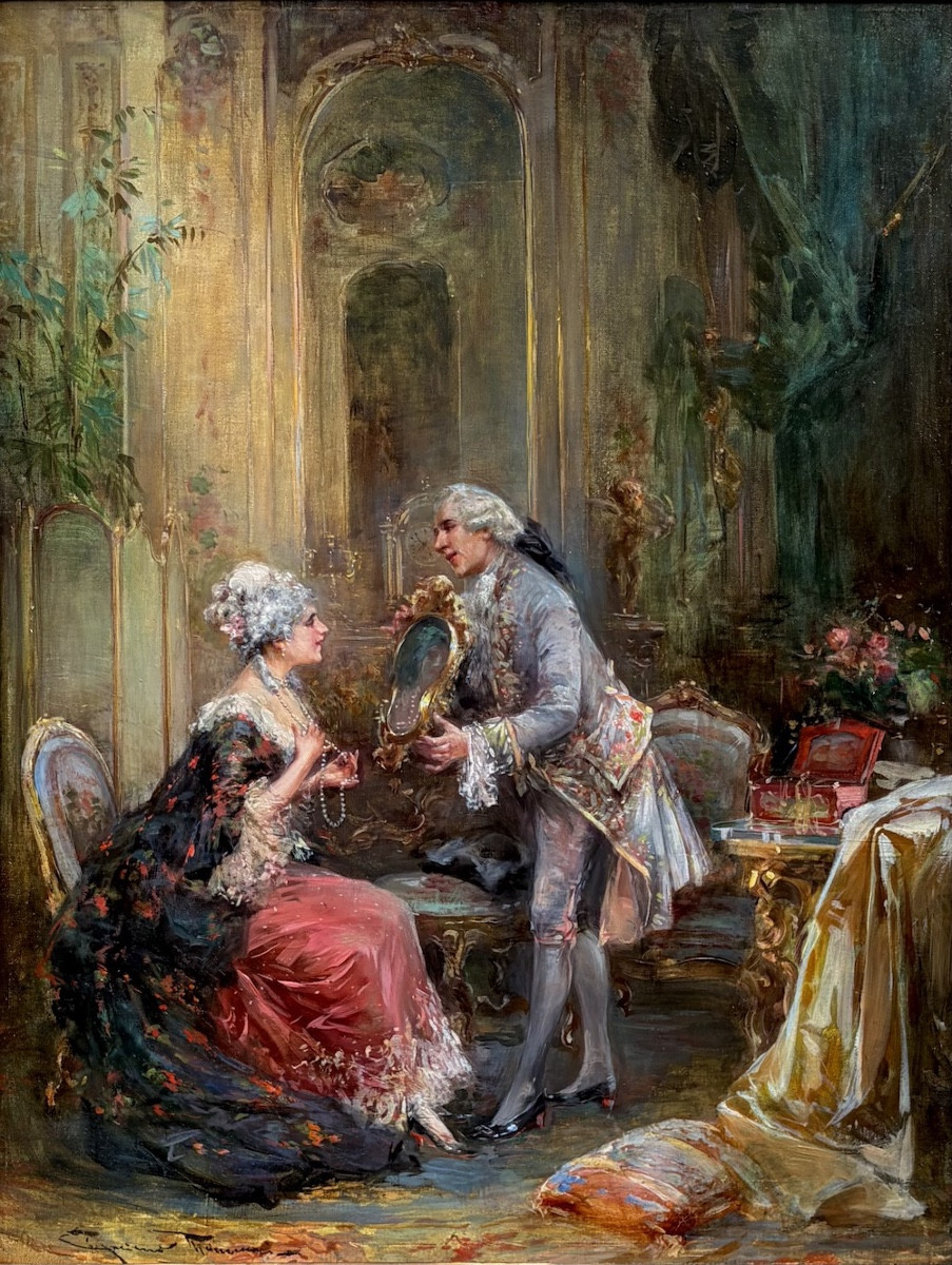 Cipriano Antonio Mannucci (1882 – 1970) Le Collier de Perles-photo-2