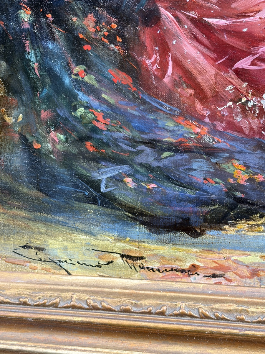 Cipriano Antonio Mannucci (1882 – 1970) Le Collier de Perles-photo-3