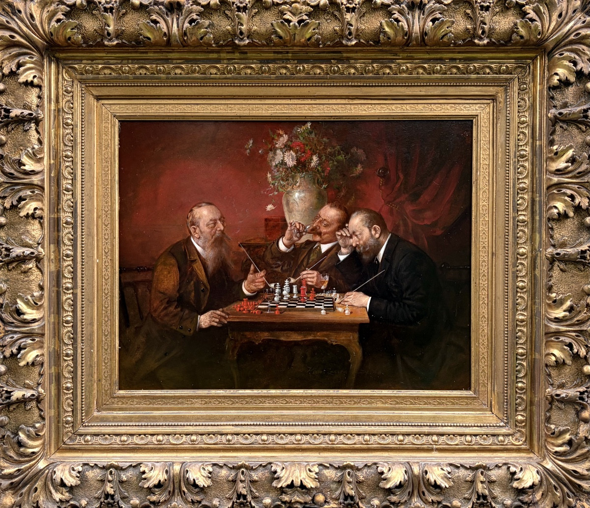 Hans August Lassen (1857-1938) Chess Game