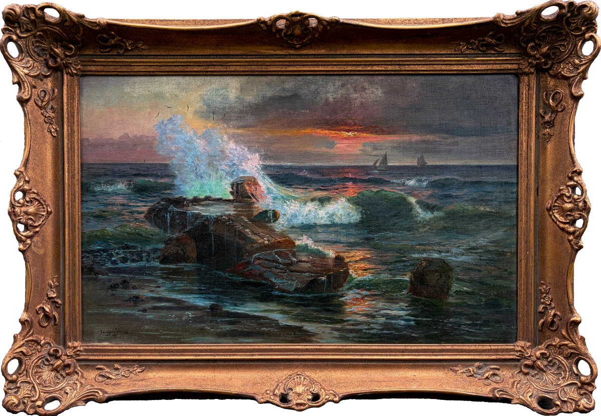 Gerolamo Varese (Italy, 1860-1935) Vagues