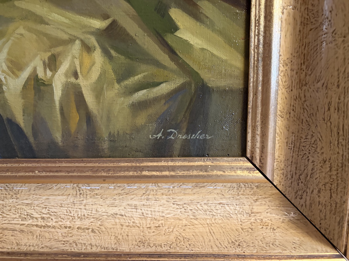 Arno Drescher (1882–1971) Nature morte aux fleurs-photo-4