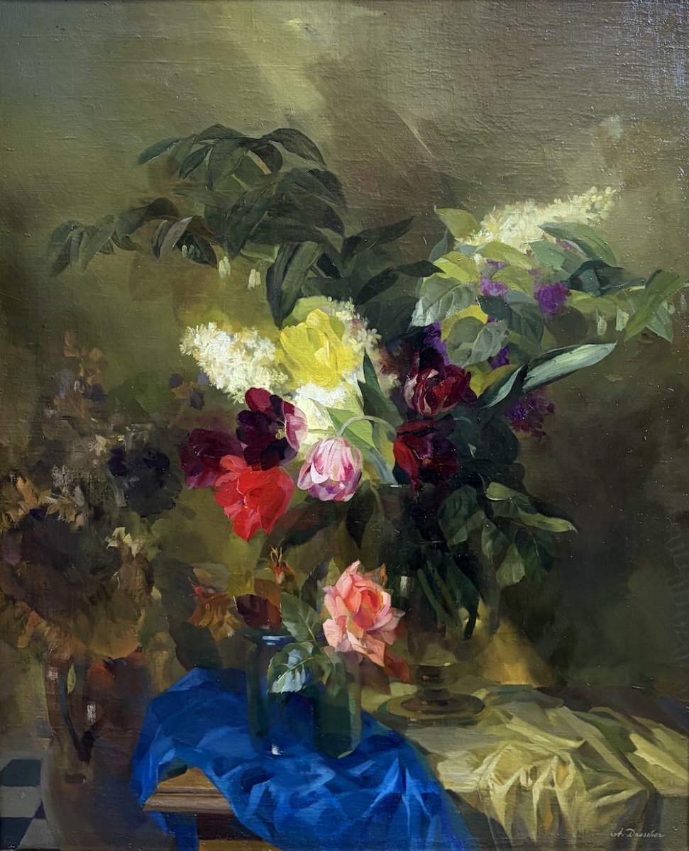 Arno Drescher (1882–1971) Nature morte aux fleurs