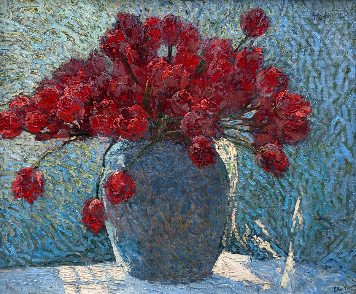 Otto Hamel 1866 - 1950 Nature morte aux fleur