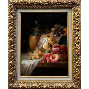 Robert Chailloux (20th Century) Still Life With Fruits