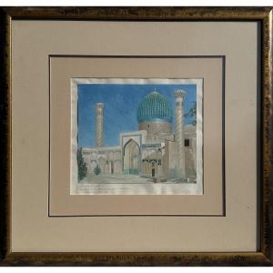 Gur-e-amir Mausoleum In Samarkand, Uzbekistan