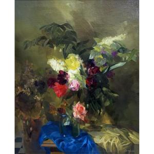 Arno Drescher (1882–1971) Nature morte aux fleurs