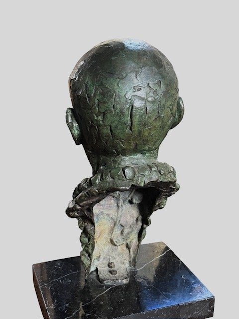 Bronze Statue Representing Picasso, 1975, Artist Ricard Sala-photo-3