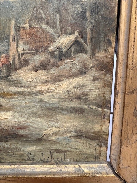 20th-century Painting By David Schulman, Depicting A Landscape-photo-2