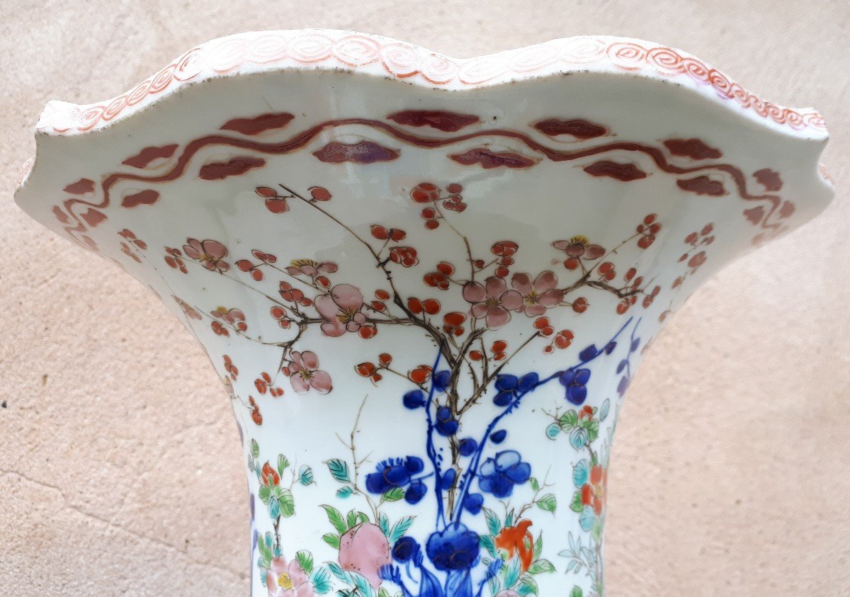 Important Vase Japonais En Porcelaine d'Arita à Décor Imari, Japon XIXe-photo-5