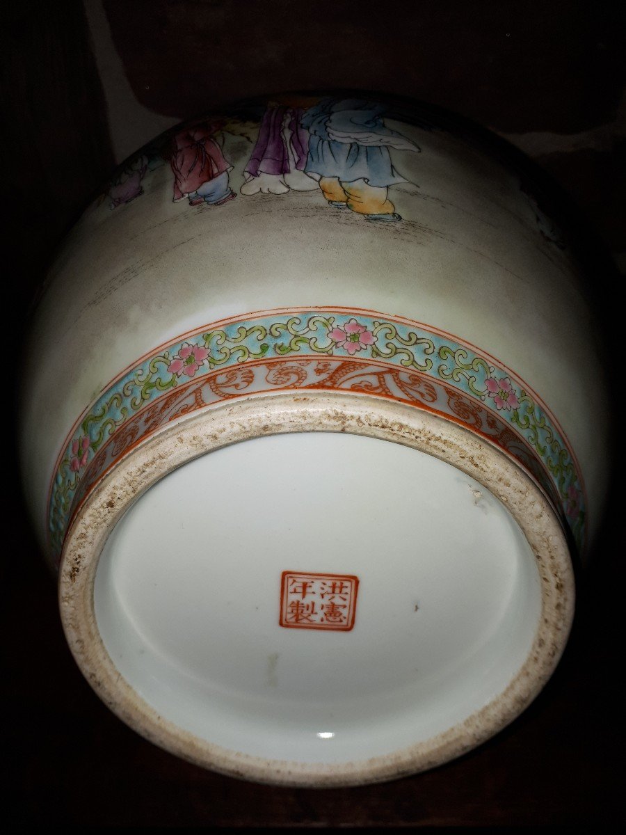 Chinese Porcelain Vase, China Republic Period-photo-4