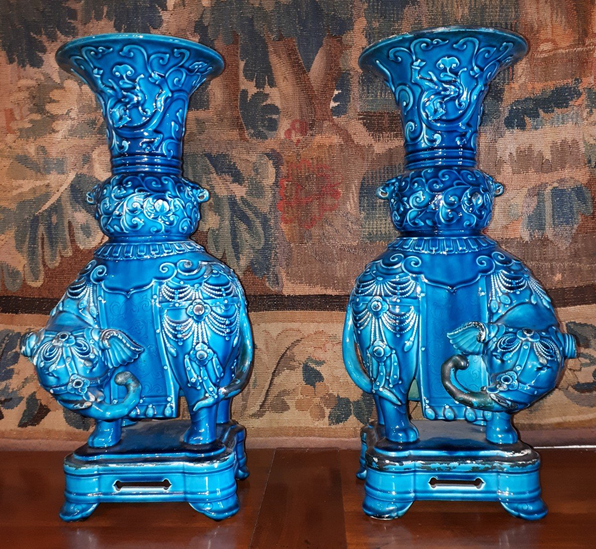 Paire De Vases Théodore Deck